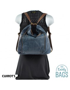 Bolso Mochila Hobo Cuirots Piel Firenze 2