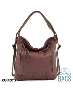 Bossa Motxilla Hobo de Pell Bordeus Cuirots