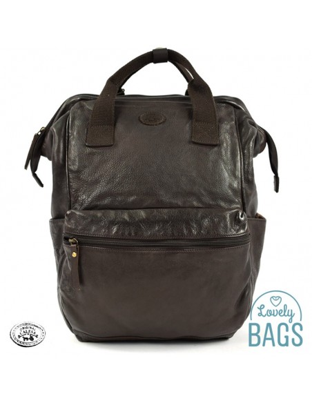 Mochila Grande de couro para portátil  - Calesa