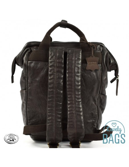 Mochila Grande de couro para portátil  - Calesa
