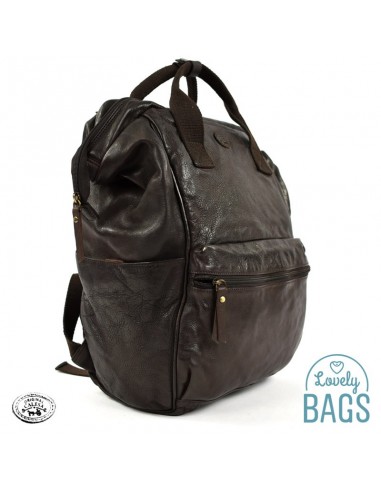 Mochila grande para portátil en Piel Calesa