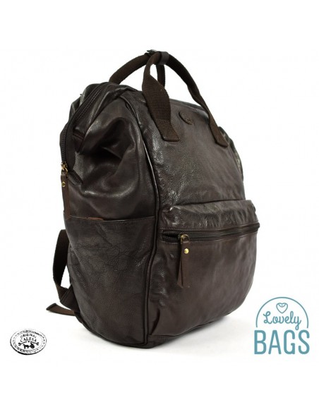 Mochila Grande de couro para portátil  - Calesa
