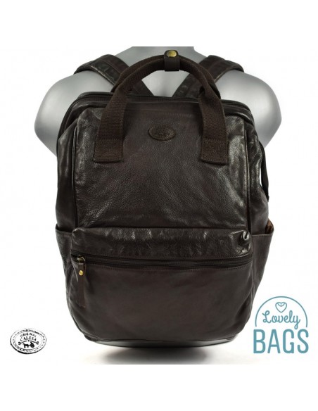 Mochila Grande de couro para portátil  - Calesa