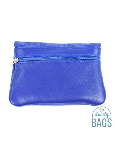 Porta moedas azul eléctrico Lugupell