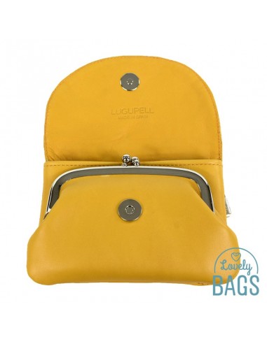 Moneder de pell mostassa Lugupell