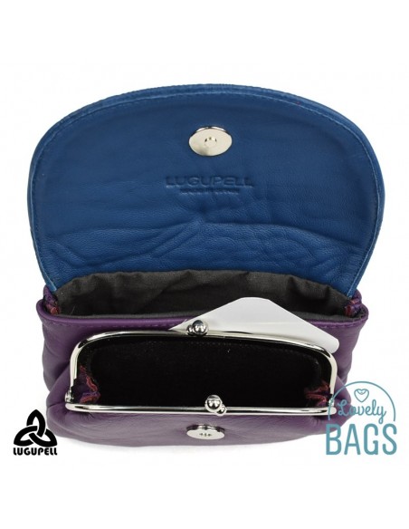 Monedero Lugupell morado y azul