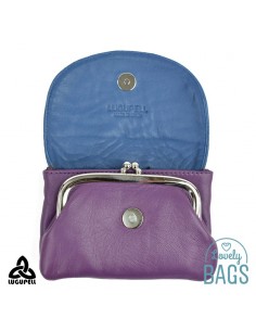 Porta moedas lilás e azul Lugupell 2