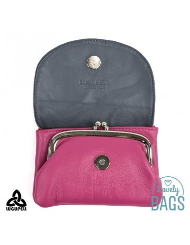 Porta moedas pink e cinza Lugupell