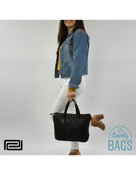 Bolso negro de Mano Pradens