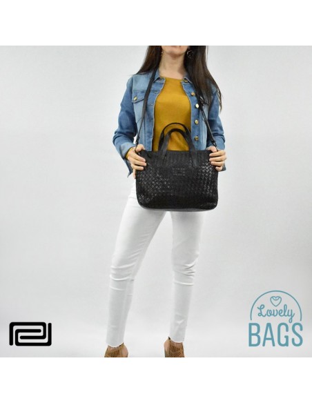 Bolso negro de Mano Pradens