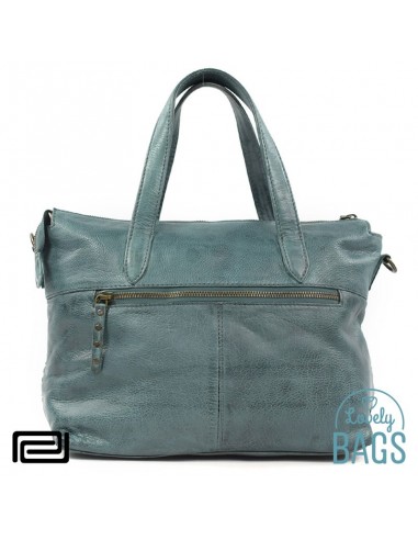 Bolso de Mano verde petróleo Pradens