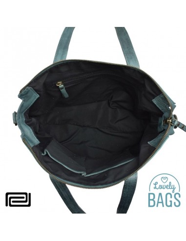 Bolso de Mano verde petróleo Pradens