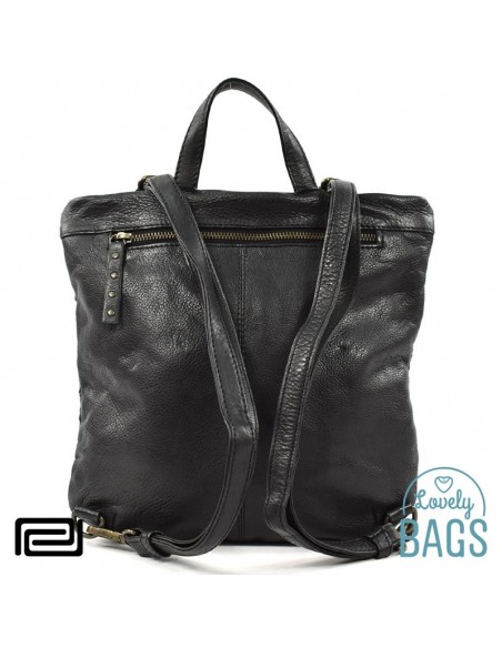 Mochila bandolera Pequeña negra Pradens