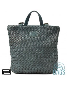 Mochila bolsa tiracolo plana verde Pradens