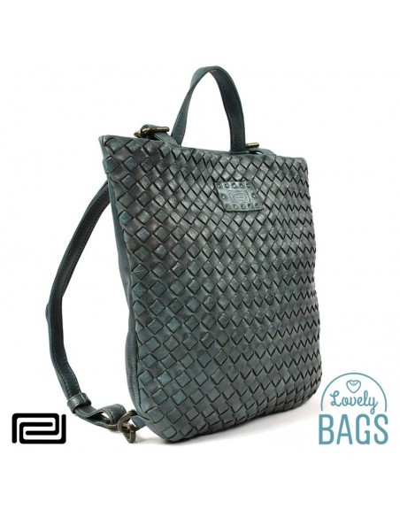 Motxilla bandolera plana verd Pradens