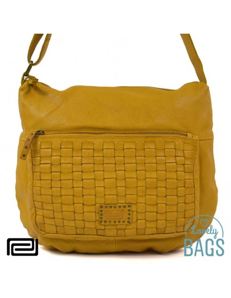 Bandolera gran en pell Pradens