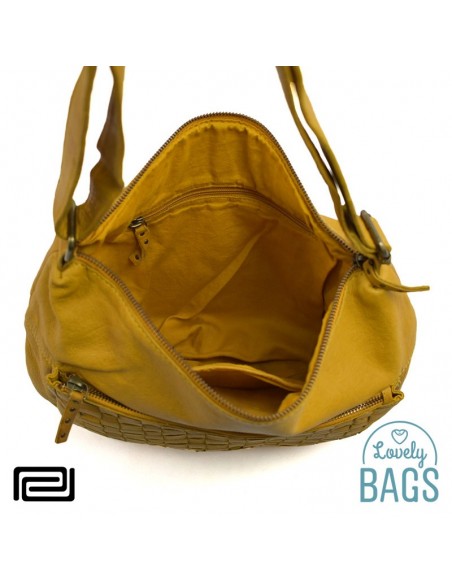 Bandolera grande en piel Pradens