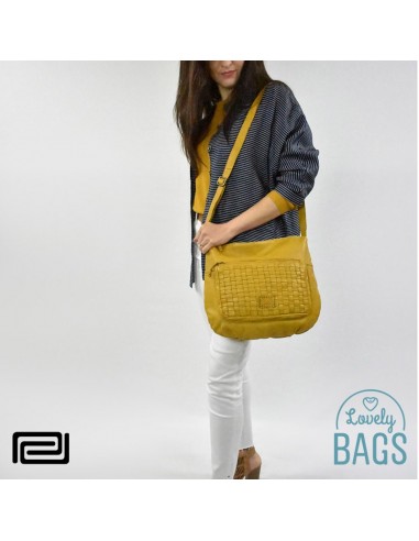 Bandolera gran en pell Pradens