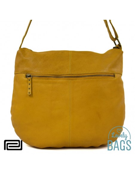 Bandolera gran en pell Pradens