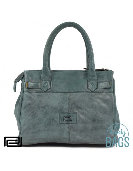 Bolso Maletín Hermes Pradens - verde petróleo