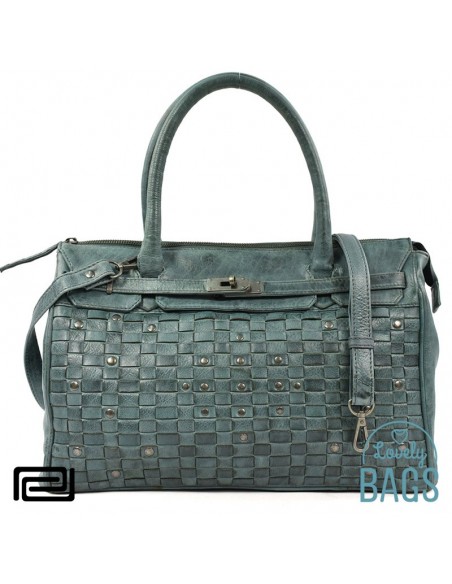 Bolso Maletín Hermes grande Pradens verde