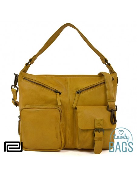 Bolso grande de hombro Mostaza Pradens - Bego