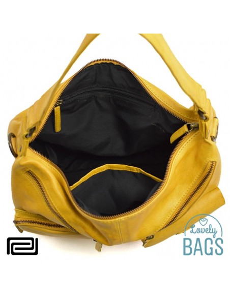 Bolso grande de hombro Mostaza Pradens - Bego