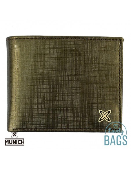 Cartera americana Munich verd - Overland