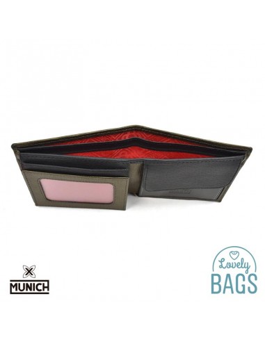 Cartera americana Munich verd - Overland