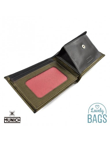 Cartera americana Munich verd - Overland