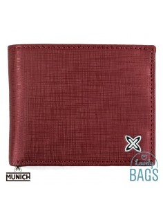 Cartera americana Rfid Munich vermella - Overland