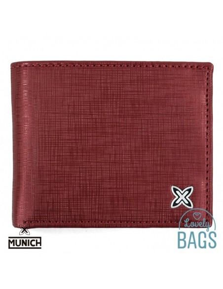 Cartera americana Rfid Munich roja - Overland