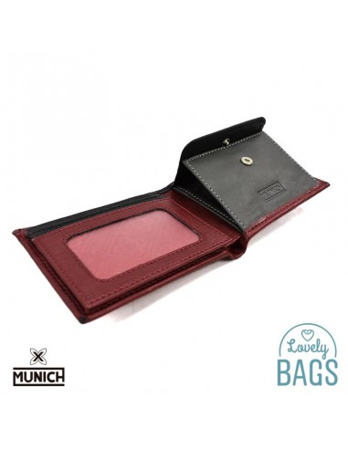 Cartera americana Rfid Munich roja - Overland