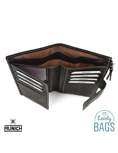 Billetera Munich negra