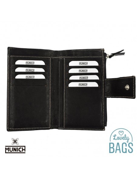 Billetera Munich negra