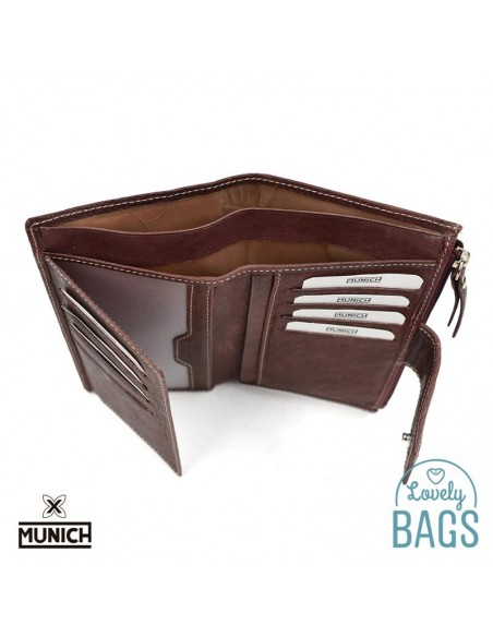 Carteira Munich castanha