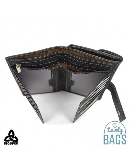 Carteira cinza Lugupell - Osaka