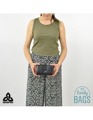 Billetero negro metalizado Lugupell - Zamack