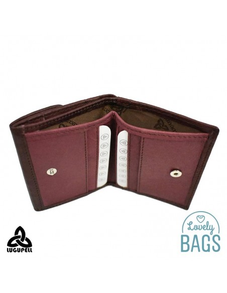 Cartera moneder Lugupell bordeus