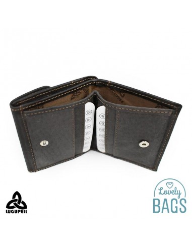 Carteira porta moedas castanha Lugupell