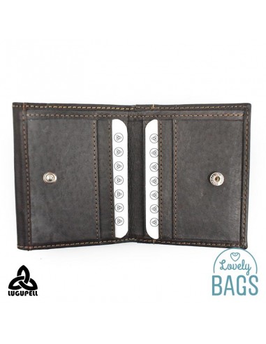 Cartera monedero Lugupell marrón