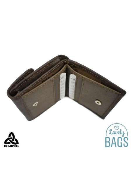 Carteira porta moedas taupe Lugupell