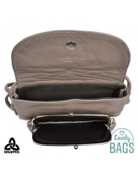 Mini bandolera Lugupell visón