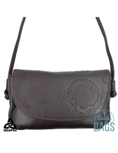 Mini bandolera Lugupell marrón oscuro