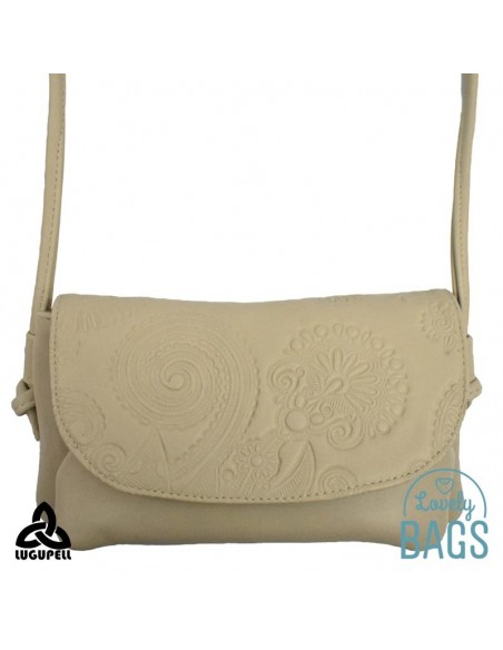 Mini bandolera Lugupell beig