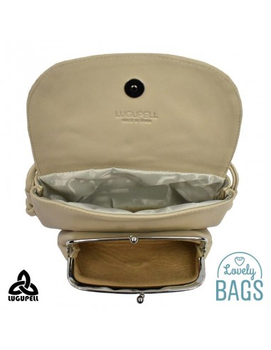 Mini mala tiracolo Lugupell bege