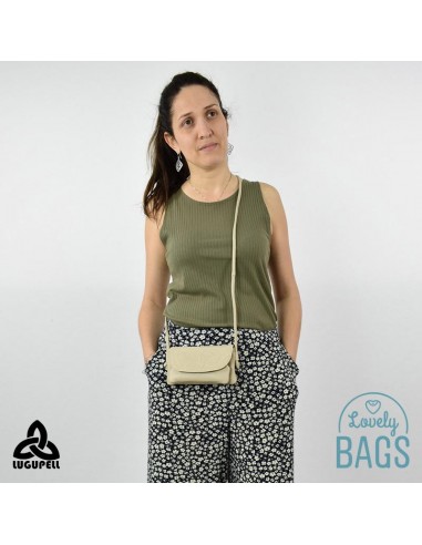 Mini bandolera Lugupell beig