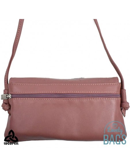 Mini bolsa tiracolo rosa Lugupell