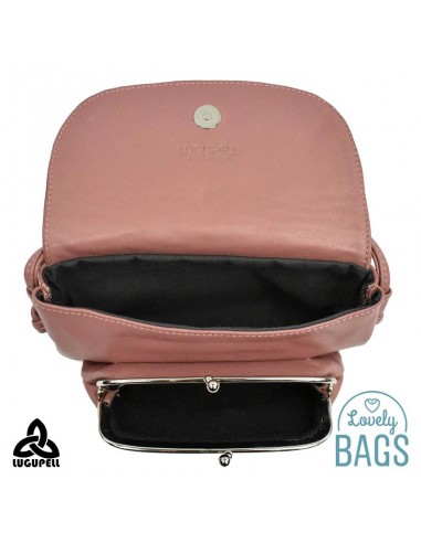 Mini bolsa tiracolo rosa Lugupell