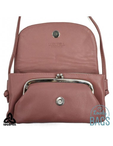 Mini bandolera Lugupell rosa